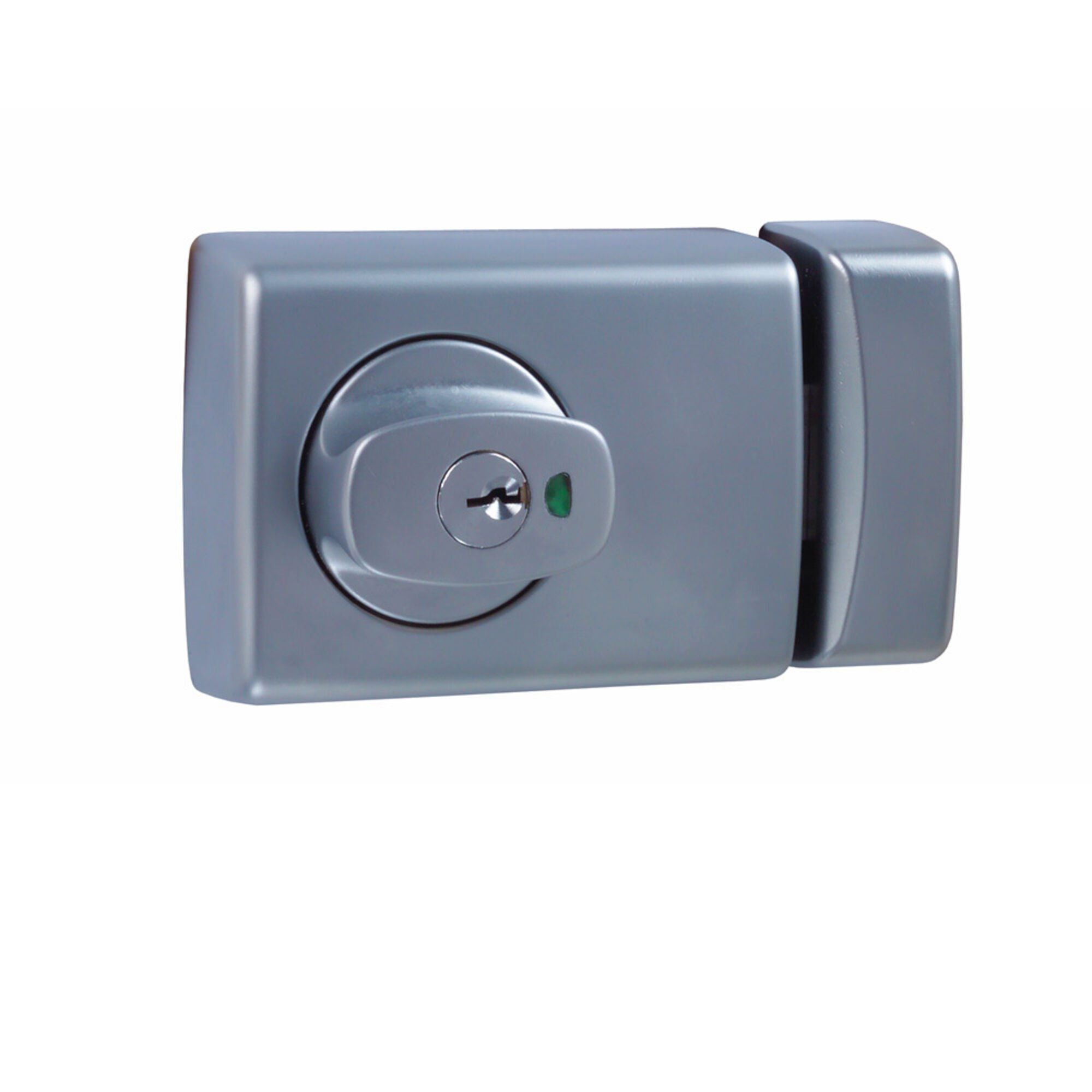 Lockwood 001 Double Cylinder Deadlatch with Knob – Satin Chrome Pearl