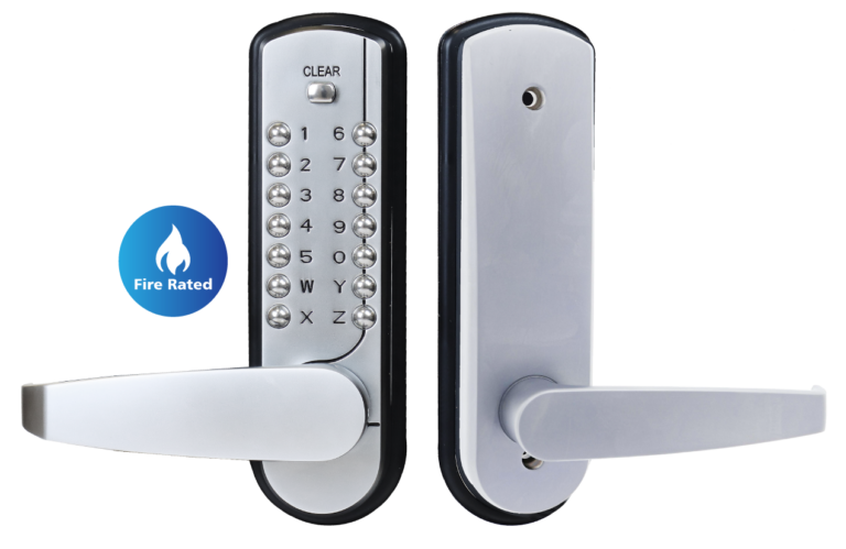 Carbine CDL7200LL-HD Heavy-Duty Mechanical Digital Lock – Dual Lever – 60mm Backset – Satin Chrome
