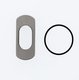 Carbine Acrobat Oval-Cylinder Rectangular Escutcheon – Satin Chrome