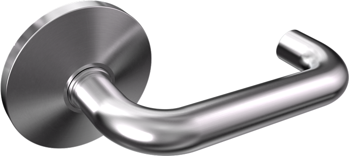 Carbine Crisi Round Rose Furniture – L7 Lever – Stainless Steel