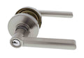 Carbine Jeune Entrance Lever Set – Adjustable 60/70mm Backset – Satin Nickel