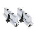 Lenlok Five-Pin Double Security-Door Cylinder – Lazy Cam – Keyed Alike Pair