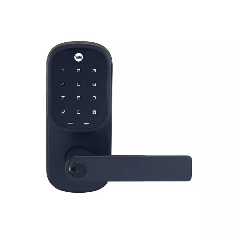 Yale Assure Keyed Lever with Yale Home – Matt Black